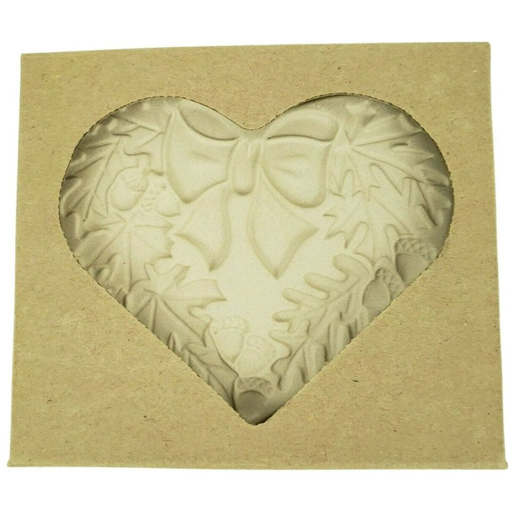 PAMPERED CHEF Cookie Mold Autumn Wreath Heart Family Heritage Series  2003